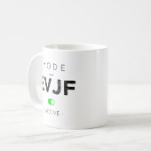 Aktivierter EVJF-Modus Kaffeetasse (Vorderseite Links)
