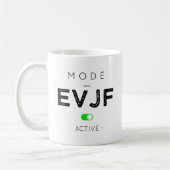 Aktivierter EVJF-Modus Kaffeetasse (Links)