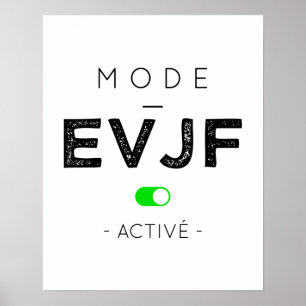 Aktivierter EVJF-Modus Poster