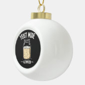 Aktiviertes Backen im Hefemodus Koch Keramik Kugel-Ornament (Rechts)