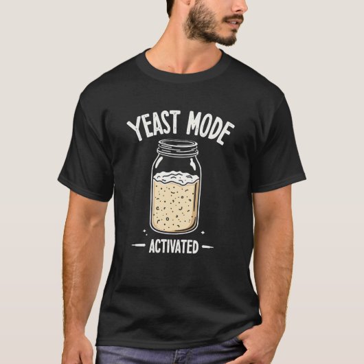 Aktiviertes Backen im Hefemodus Koch T-Shirt (Vorderseite)