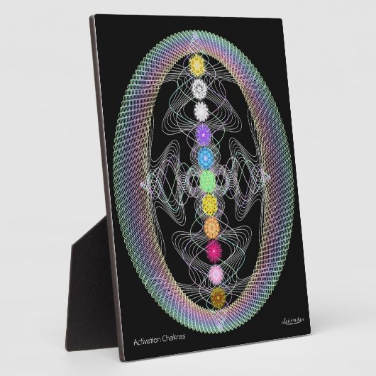Aktivierung Chakras Fotoplatte (Seite)