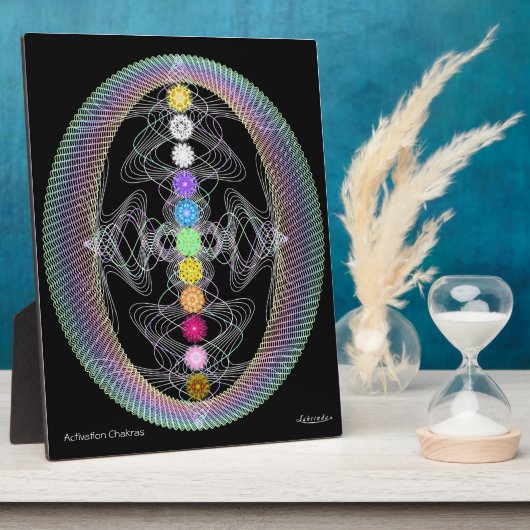 Aktivierung Chakras Fotoplatte (Seite)