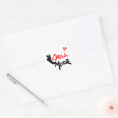 Aktivierung des Kühlmodus Runder Aufkleber (Umschlag)