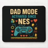 Aktivierung des Vater-Modus NES Retro Gamer Art Mousepad (Vorne)