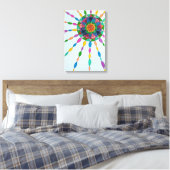 Aktivierung von Joy Healing Mandala Leinwand Druck (Insitu (Schlafzimmer))