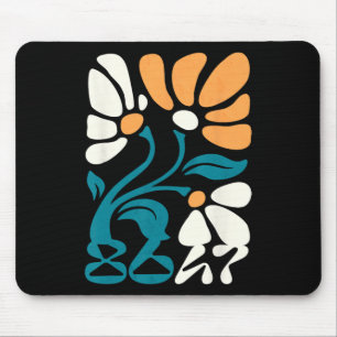 Aktivismus Subtil Groovy Floral Boho Politisch Sch Mousepad