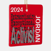 Aktivist Extraordinaire CUSTOM Keramikornament (Rechts)