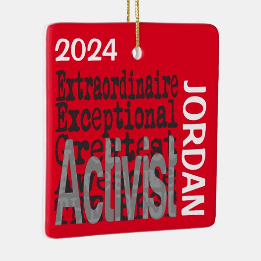 Aktivist Extraordinaire CUSTOM Keramikornament (Rechts)