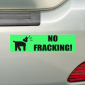 Aktivist Hund: Kein Fracking Autoaufkleber (Auf Auto)