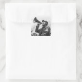 Aktivist Quadratischer Aufkleber (Tasche)