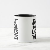 Aktivist Who Lieben Hunde Tasse (Zentrum)