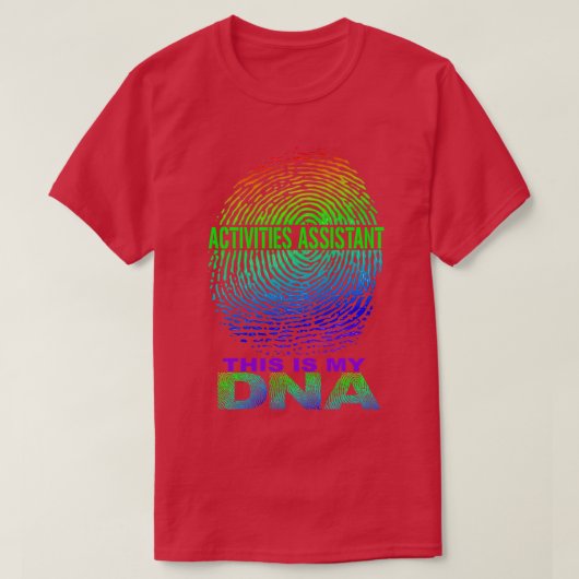 AKTIVITÄTEN UNTERSTÜTZUNG DER DNA-DESIGN T-Shirt (Design vorne)