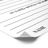 AKTIVITÄTSBLÄTTER FÜR Wiedersehen und Familien Poster (Ecke)