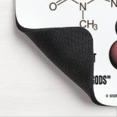 Aktivsubstanz des Theobromin-(chemisches Molcule) Mousepad (Ecke)