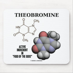 Aktivsubstanz des Theobromin-(chemisches Molcule) Mousepad