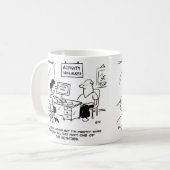 Aktivurlaub beinhaltet nicht das Trinken den ganze Kaffeetasse (Vorderseite Links)