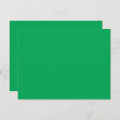 Aktualisieren Sie Ihr Webdesign mit einem grünen H Postkarte (Vorne/Hinten)