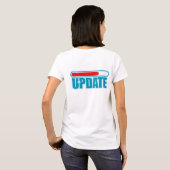 AKTUALISIEREN T-Shirt (Schwarz voll)