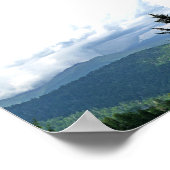 Aktualisiert Kuwohi, Clingmans Dome, Great Smokies Poster (Ecke)