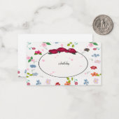 Aktualisiert - Muster der Karte/Einladungskarte Mitteilungskarte (Vorderseite/Rückseite Beispiel)