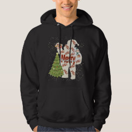AKTUALISIERTER Weihnachtsmann mit Geschenkbüchern  Hoodie