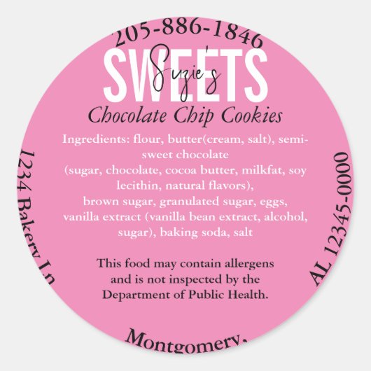 Aktualisiertes ALABAMA Staat Hütte - Inhaltsverzei Runder Aufkleber (Vorderseite)