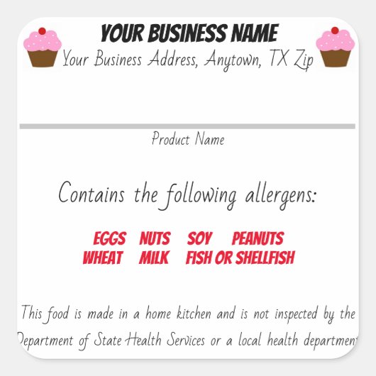 Aktualisiertes Texas-Hütte-Gesetz Quadratischer Aufkleber (Vorderseite)