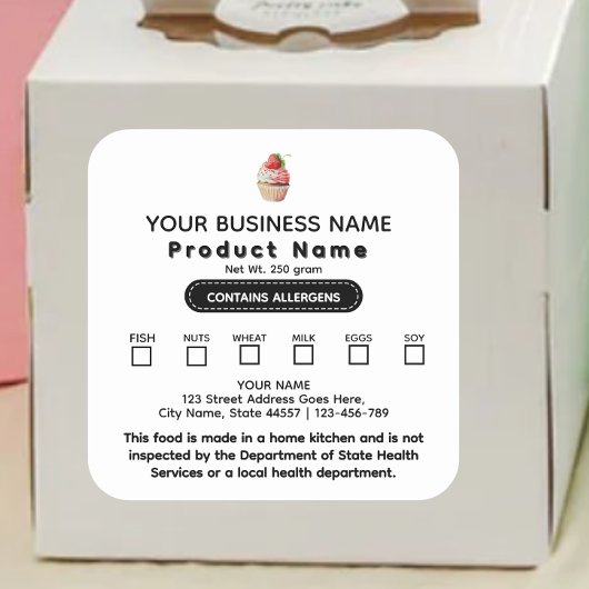 Aktualisiertes Texas-Hütte-Gesetz Quadratischer Aufkleber