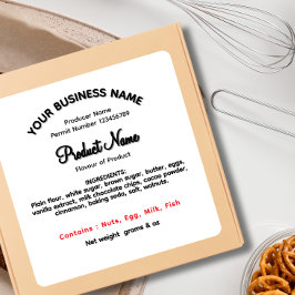 Aktualisiertes WASHINGTON HÜTTE LEBENSMITTELRECHT  Quadratischer Aufkleber