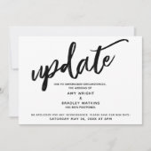 Aktualisierung der Handwriting-Meldung für verspät Einladung (Vorderseite)