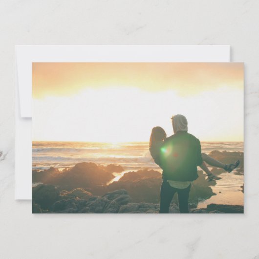 Aktualisierung der Hochzeitzeit Änderung des Datum Save The Date (Rückseite)