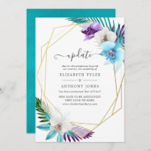 Aktualisierung für tropische geometrische Hochzeit