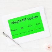 Aktualisierungsdiagramme für das Gewicht bp Rechteckiger Aufkleber (Umschlag)