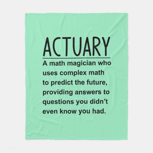 Aktuar Fleecedecke (Vorderseite)