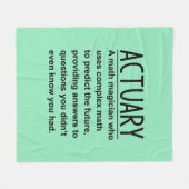 Aktuar Fleecedecke (Vorderseite (Horizontal))