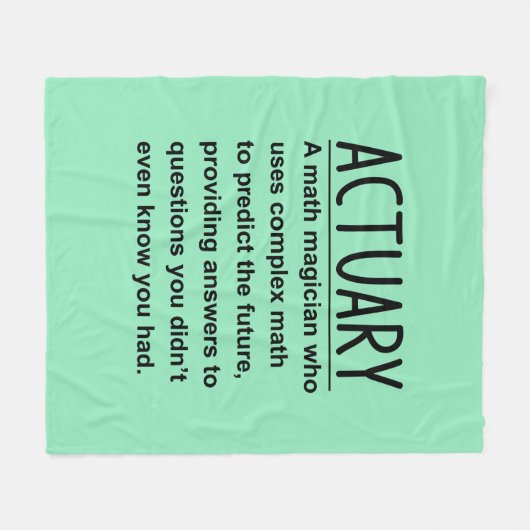 Aktuar Fleecedecke (Vorderseite (Horizontal))