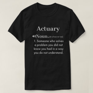 Aktuell lustige Definition T-Shirt