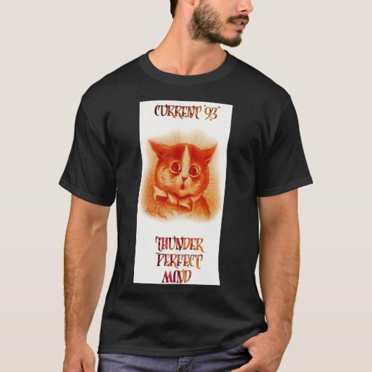 Aktuelle 93-Thunder Perfect Mind Louis Wain Cat T-Shirt (Vorderseite)