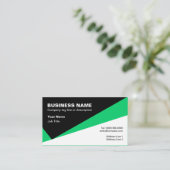 Aktuelle Berufliche Visitenkarte (Stehend Vorderseite)