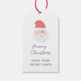 Aktuelle Geschenkmarke "Secret Santa Gift" Geschenkanhänger