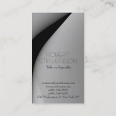 Aktuelle Grau Real Anwesen Business Card Visitenkarte (Rückseite)