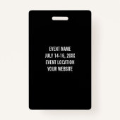 Aktuelle Informationen zu Veranstaltungen für schw Ausweis (Rückseite)