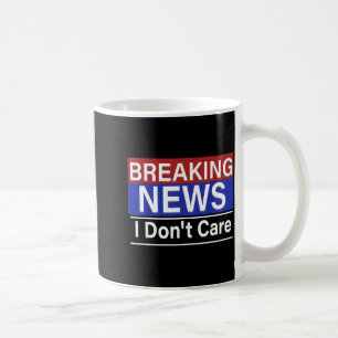 Aktuelle Nachrichten interessieren mich nicht Lust Kaffeetasse