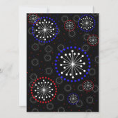 Aktuelle Party Einladungen vom 4. Juli (Rückseite)