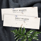 AKTUELLE PETAL HANDMADE PAPIER STUD EARRING ANZEIG MINI VISITENKARTE