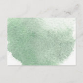 Aktuelle Rose für Hochzeiten Begleitkarte (Rückseite)