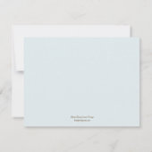 Aktuelle RSVP-Karten für Hochzeiten - Blau RSVP Karte (Rückseite)