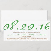 Aktuelle Save the Date-Karte Date (Vorne/Hinten)