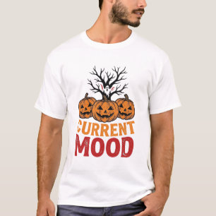 Aktuelle Stimmung Halloween Kürbis Vintage T-Shirt